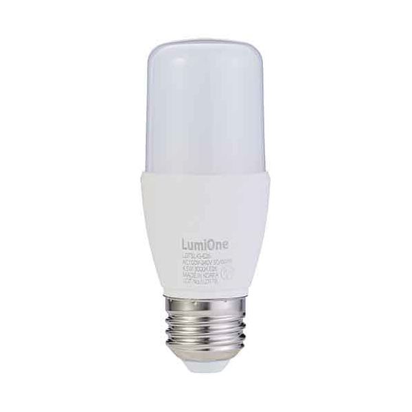 ■商品内容電球形蛍光灯D形からの取替えにおすすめのLED電球です。●口金がE26のT形4.5Wの電球色のLED電球です。■商品スペック口金タイプ：E26光色：電球色全光束：500lm定格寿命：50000時間照射角度：210°色温度：3000K平均演色評価数：Ra90消費電力：4.5W寸法：外径41.8×長さ107.5mm質量：46g材質：バルブ:ポリカーボネート、ボディ・ヒートシンク:ポリアミド・アルミニウム、口金:真鍮保証期間：5年■送料・配送についての注意事項●本商品の出荷目安は【1 - 5営業日　※土日・祝除く】となります。●お取り寄せ商品のため、稀にご注文入れ違い等により欠品・遅延となる場合がございます。●本商品は仕入元より配送となるため、沖縄・離島への配送はできません。