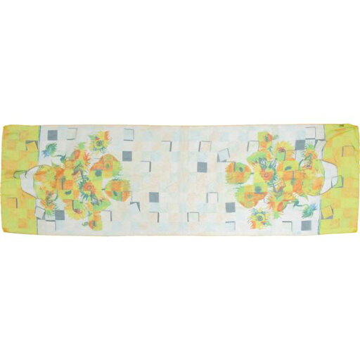 ユーパワー 名画モザイクアート ストール ゴッホ「ひまわり」 ユーパワー 名画モザイクアート ストール ゴッホ「ひまわり」