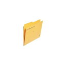 (まとめ)プラス カットフォルダー 2山 FL-062IF A4 黄 10枚【×10セット】