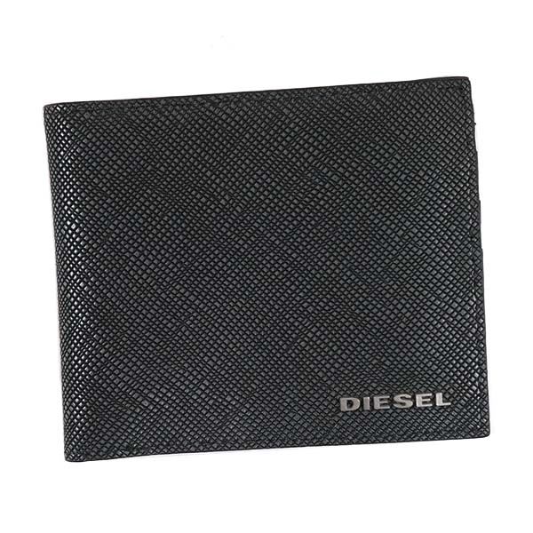 DIESEL（ディーゼル） 二つ折り財布（小銭入れ付） X04743 H5767 BLACK/ANTHRACITE【S1】