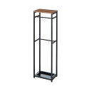YAMAZEN アンブレラスタンド 幅300×奥行200×高さ1000mm ダークブラウン/マットブラック RUS-30(DBR3/MBK) 1台【送料無料】 ...