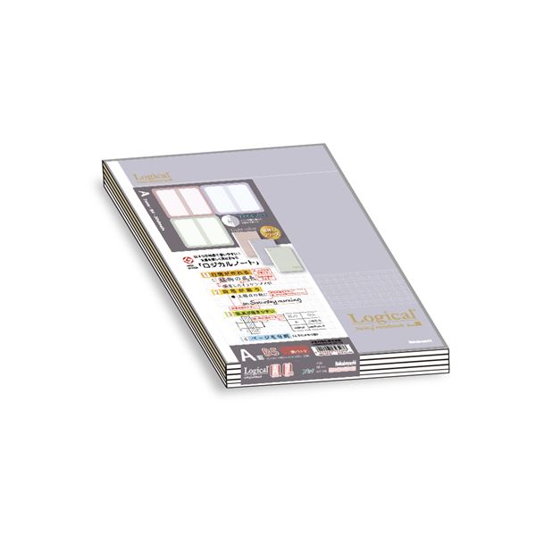 (まとめ) ロジカルノート セミB5 シャイニーカラー 3P NB518A-3P 【×10セット】【送料無料】 (代引不可)