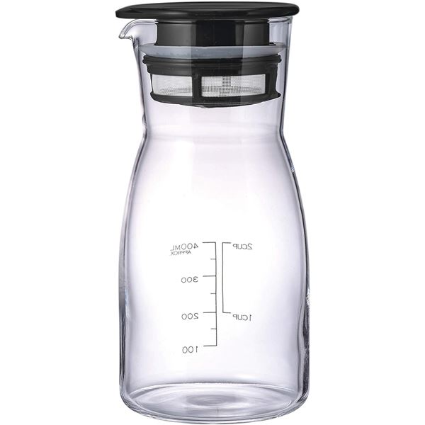 【2個セット】 HARIO ビネガーズ ドリンクピッチャー 700ml ブラック VDPI-700-B