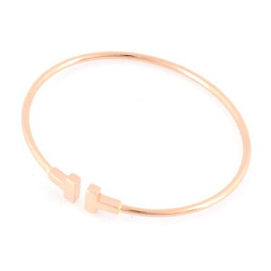 Tiffany&CO(ティファニー)33419643TiffanyTナローワイヤーブレスレットスモール18KRGバングル【】【ポイント10倍】