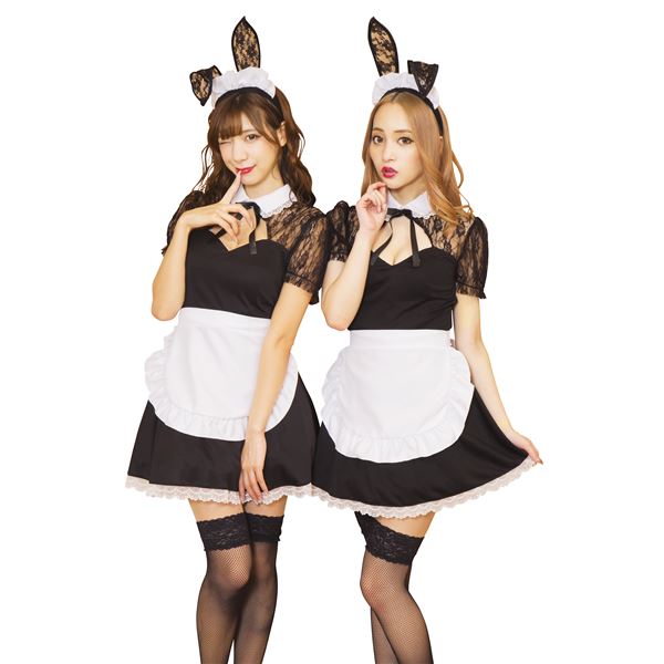 【コスプレ衣装/コスチューム】 GLOWHOLIC バニーメイド 〔イベント パーティー〕 (代引不可)