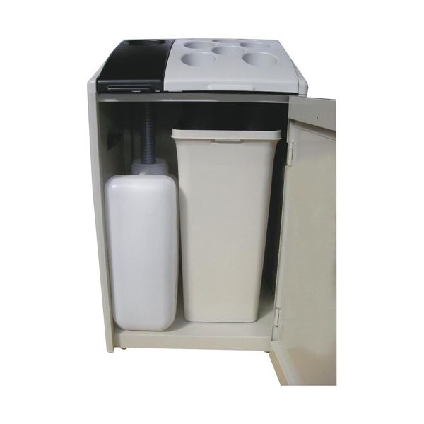 山崎産業紙コップ用ダストボックス K-500 YD-95L-ID 1台 [2]