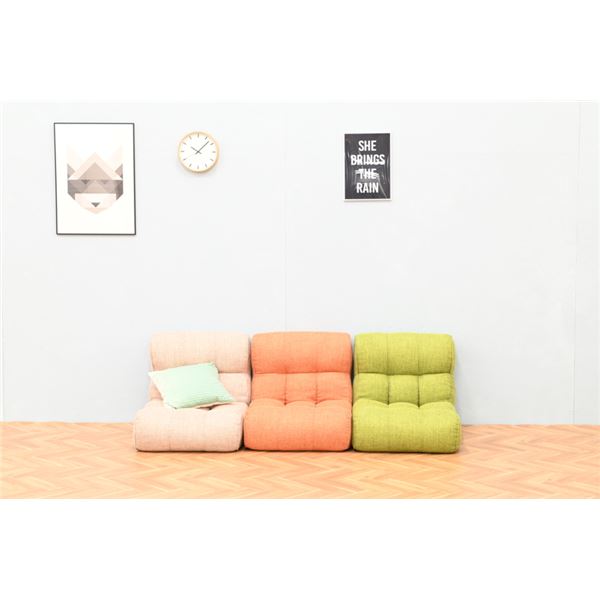 【ソファみたいな座椅子】 ピグレットJr OR オレンジ [2]