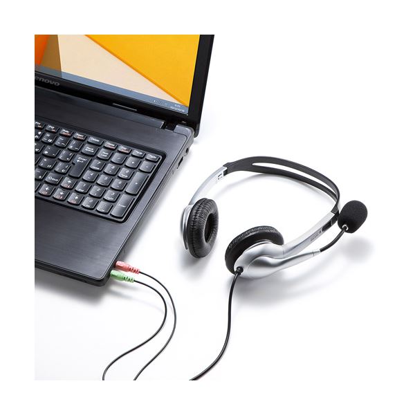 サンワサプライ マルチメディアPCヘッドセット MM-HS507NCN (代引不可)