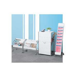 トヨダプロダクツ パンフレットスタンド 1列7段 A4サイズ LAR-107PS 1台 (代引不可) [2]