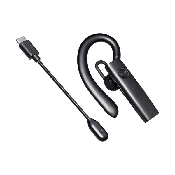 サンワサプライBluetoothヘッドセット(外付けマイク付き) ブラック MM-BTMH61BK 1個【送料無料】 (代引不可)