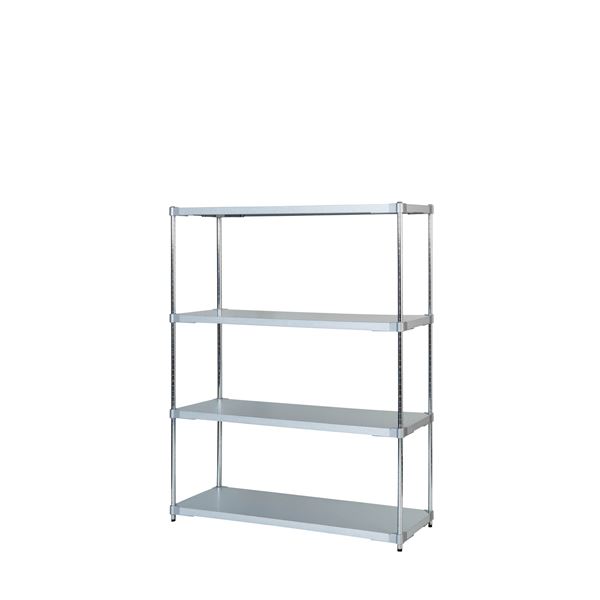 ガルバシェルフ46×120cm 4段・H150cm 組立式