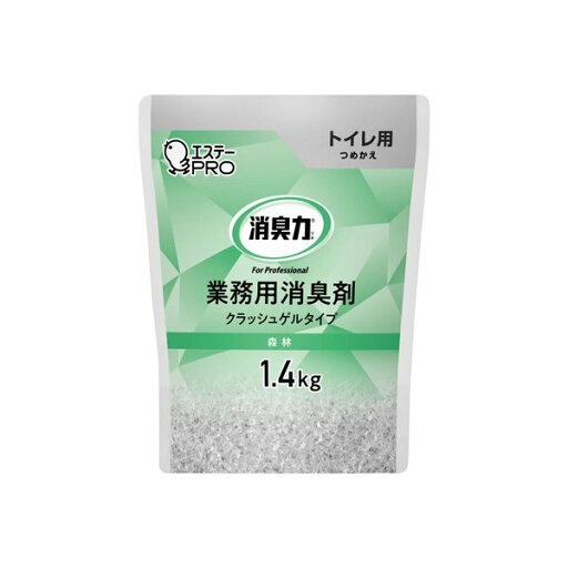 (まとめ) エステー 消臭力業務用クラッシュゲルタイプトイレつめかえ1.4kg森林 【×3セット】 (まとめ) エステー 消臭力業務用クラッシュゲルタイプトイレつめかえ1.4kg森林 【×3セット】