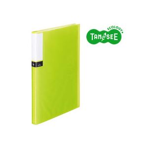 （まとめ）TANOSEE クリアブック（透明表紙） A4タテ 36ポケット グリーン 30冊 (代引不可)