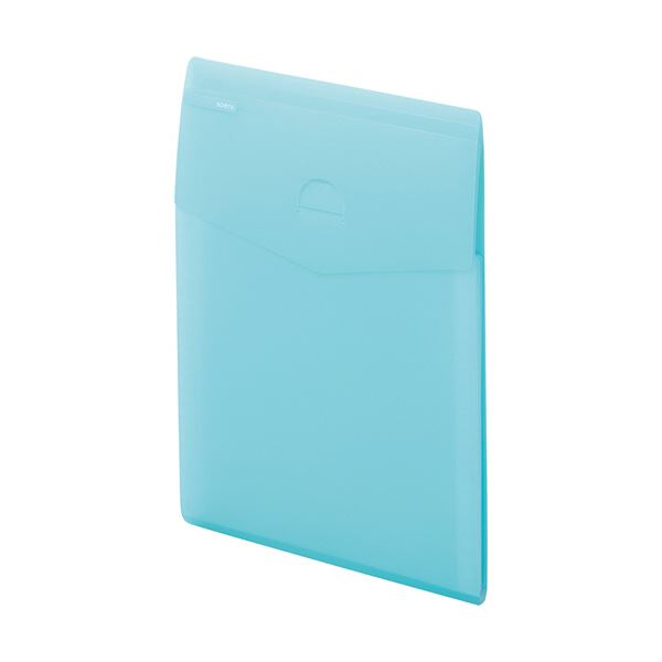 リヒトラブ soeruスリムドキュメントファイル（タテ型） A4 5ポケット アイスブルー A-8710-14 1セット..