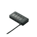 ELECOM（エレコム） USB3.0対応個別スイッチ付き4ポートUSBハブ U3H-S409SBK (代引不可)
