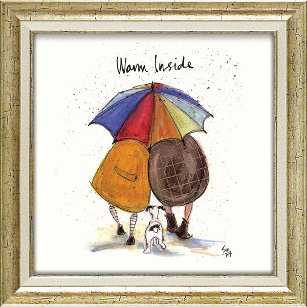 ユーパワー サム・トフト Gel加工 アートフレーム スクエア/Mサイズ 「あたたかい」(3)