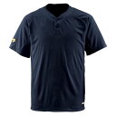 デサント(DESCENTE) ベースボールシャツ(2ボタン) (野球) DB201 ブラック L (代引不可)(4)