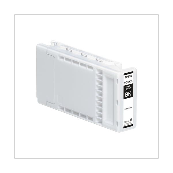 エプソン(EPSON) Sure Color 大判インクジェットプリンタ 専用インクカートリッジ SC1BK35 【インク色:フォトブラック 350ml】 1個