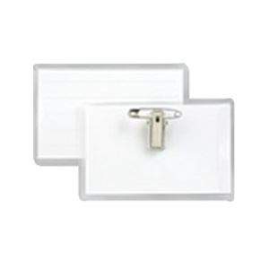 （まとめ）ジョインテックス 名刺型ハード名札 再生PET 50枚 B017J-50【×2セット】