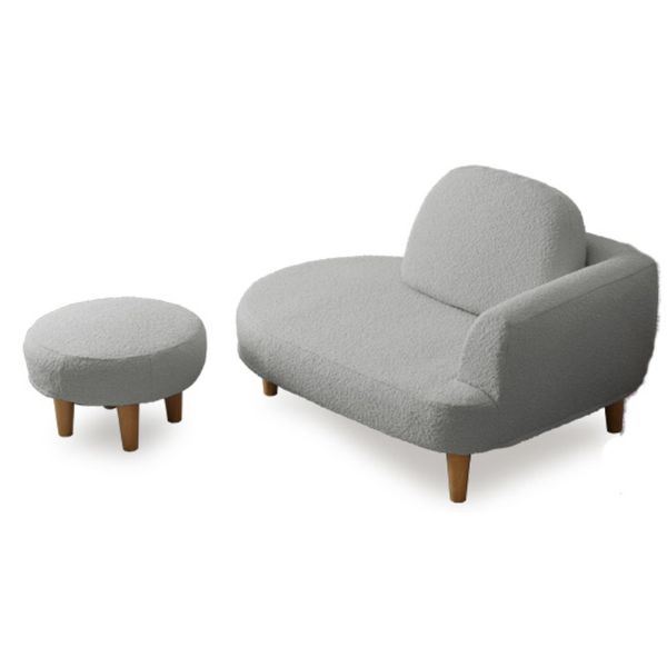 丸い組み合わせソファGRY グレー【代引不可】(3)