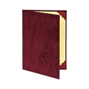 ナカバヤシ 証書ファイル(スエード調) FSS-B5-R エンジ 1冊 (代引不可)
