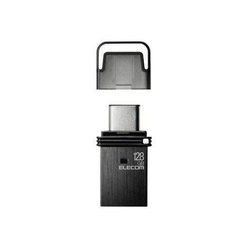 エレコム キャップ式USB Type-C(TM)メモリ ブラック MF-CAU32128GBK エレコム キャップ式USB Type-C(TM)メモリ ブラック MF-CAU32128GBK