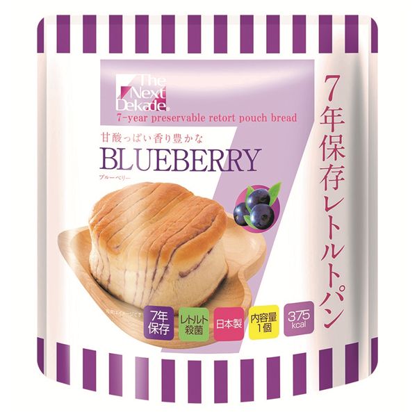 The Next Dekade 7年保存レトルトパン ブルーベリー 50袋入り【代引不可】