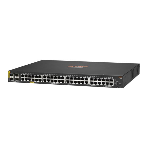 ■商品内容Aruba 6000 48G Class4 PoE 4SFP 370W Switch R8N85A#ACF■商品スペックタイプ -標準ポート数 48最大ポート数 -通信速度 1000MSNMP機能 ありAUTO-MDIX機能 ありVLAN機能 あり冷却ファン -拡張スロット数 -手動速度切替 -スタッカブル機能 -MACアドレス登録件数 8192件本体カラー -筐体材質 -電源 -マグネット -ラックマウントキット -最大消費電力 480W最大消費電力（備考） -CO2排出量 462.528kg／年備考 -アスベスト 不明RoHS指令 対応J-Moss 不明環境自己主張マーク 不明その他環境及び安全規格 -電波法備考 規制の対象機器でない電気通信事業法備考 規制の対象機器でない電波法 非対象電気通信事業法 非対象法規関連確認日 20211111本体サイズ（H） -本体サイズ（W） -本体サイズ（D） -本体重量 -電気用品安全法（本体） 非対象電気用品安全法（付属品等） 適合／例外承認電気用品安全法（備考） 本体非対象 電源コードセット適合■送料・配送についての注意事項●本商品の出荷目安は【1 - 5営業日　※土日・祝除く】となります。●お取り寄せ商品のため、稀にご注文入れ違い等により欠品・遅延となる場合がございます。●本商品は仕入元より配送となるため、沖縄・離島への配送はできません。[ R8N85A#ACF ]