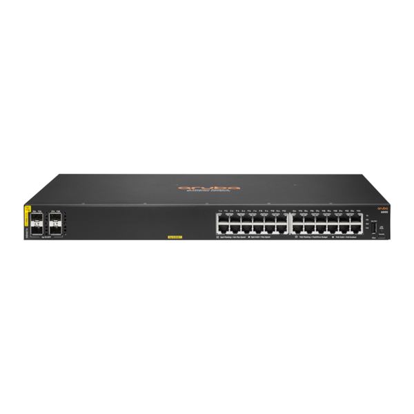 リコメン堂のHP Aruba 6000 24G Class4 PoE 4SFP 370W Switch R8N87A#ACF (代引不可)｜アングル2