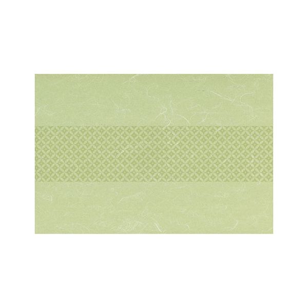 ヤマコー 用美 業務用 尺3七宝雲竜懐石まっと 若草色 (100枚入) yamaco66833