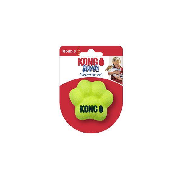 （まとめ）KONG コングスクイーカー パウ S 犬用玩具 【×5セット】