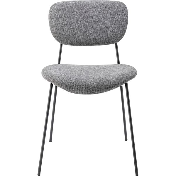 チェア グレー (約W48×D55×H75×SH46cm) 完成品