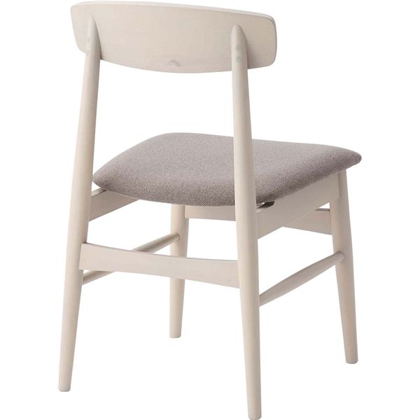 リコメン堂のダイニングチェア グレー （約W44×D48×H75×SH43cm） 完成品｜アングル2
