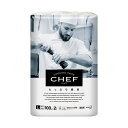(まとめ) 花王クッキングペーパー CHEF(シェフ) たっぷり吸収 L 100カット/ロール 1パック(2ロール) 【×3セット】