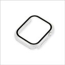 Digio2 AppleWatch Series8用 高硬度9Hガラス+ケース 41mm SMWC-AW411CL クリア(2)