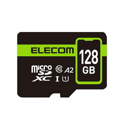 エレコム スマホ用 microSDXC メモリカード MF-SP128GU11A2R【送料無料】 (代引不可)