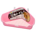 (まとめ)うさぎの三角トイレ PI(ピンク)【×3セット】 (小動物用品/トイレ・砂・シーツ)