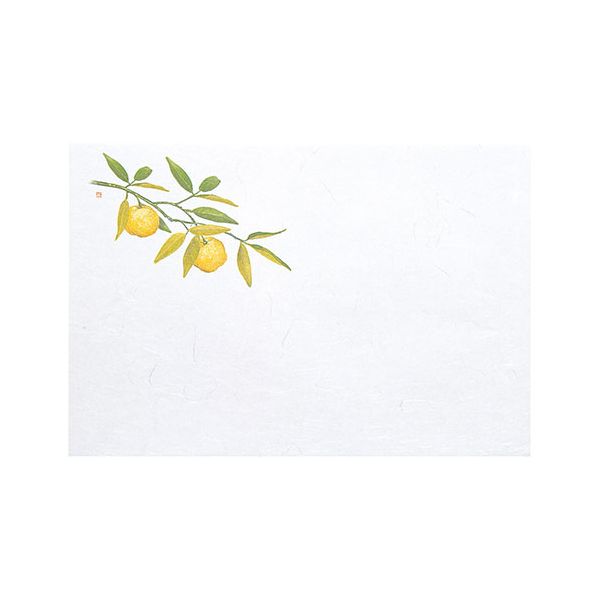 ヤマコー 用美 業務用 尺3雲竜和紙懐石まっと 枯淡 柚子 (100枚入) yamaco65051