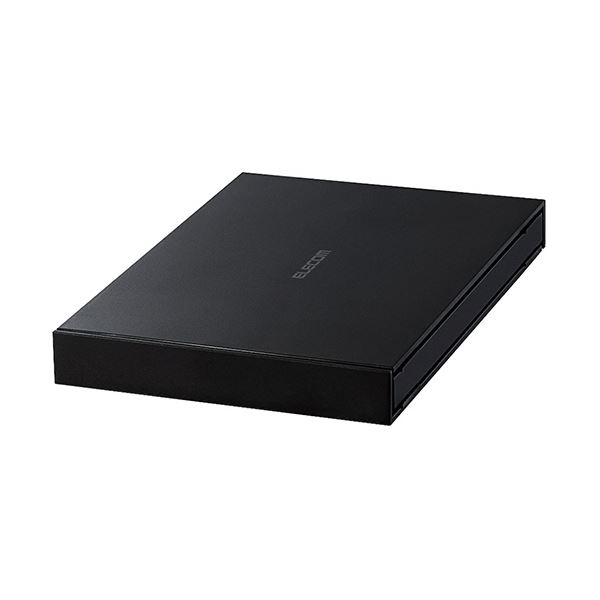 (まとめ)エレコム 外付けポータブルSSD500GB ブラック ESD-EJ0500GBKR 1台【×3セット】 (代引不可)