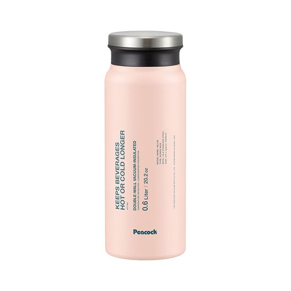 ■サイズ・色違い・関連商品■600ml ミントブルー■600ml コーラルピンク[当ページ]■800ml ストーングレー■800ml ダークネイビー■商品内容デザインと機能を両立させたスタイリッシュに楽しむボトル。 口当たりの良い樹脂製の飲み口で快適な飲み心地。 長時間の保温・保冷性に優れる真空断熱構造です。■商品スペックメーカー品番 : AEJ-60 PRC 内容物 : 本体(約φ75×206mm)×1 素材 : ステンレス・PP・シリコーン 生産国 : 中国 パッケージ形態 : 化粧箱 箱サイズ : 約79×79×214mm 箱入重量 : 約380g■送料・配送についての注意事項●本商品の出荷目安は【4 - 6営業日　※土日・祝除く】となります。●お取り寄せ商品のため、稀にご注文入れ違い等により欠品・遅延となる場合がございます。●本商品は仕入元より配送となるため、沖縄・離島への配送はできません。[ 22643408 ]