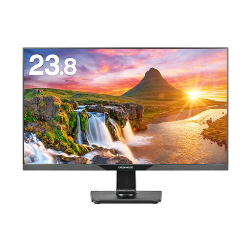 グリーンハウス23.8型ワイド広視野角LED液晶ディスプレイ ブラック GH-LCW24L-BK 1台 (代引不可) グリーンハウス23.8型ワイド広視野角LED液晶ディスプレイ ブラック GH-LCW24L-BK 1台 (代引不可)
