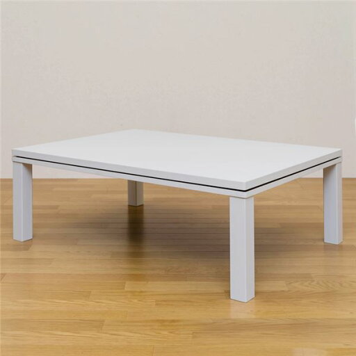 NEW ファッションコタツ 長方形 約105×75cm WH(ホワイト) 組立品【代引不可】 NEW ファッションコタツ 長方形 約105×75cm WH(ホワイト) 組立品【代引不可】