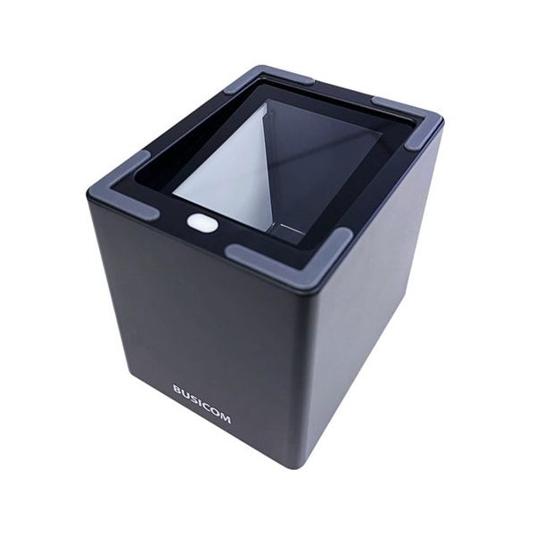 ビジコム デスクトップQRコードリーダー USBタイプ 簡単に読み取りできる卓上バーコードリーダー マッ..