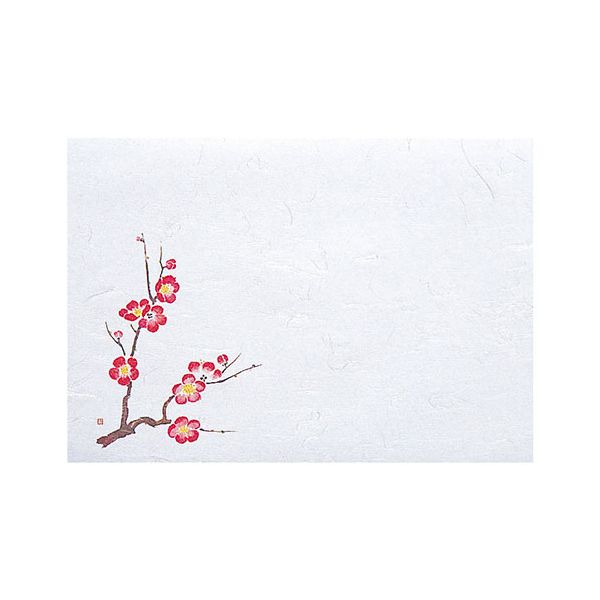 ヤマコー 用美 業務用 尺1お手元まっと 四季 梅 (100枚入) yamaco64950