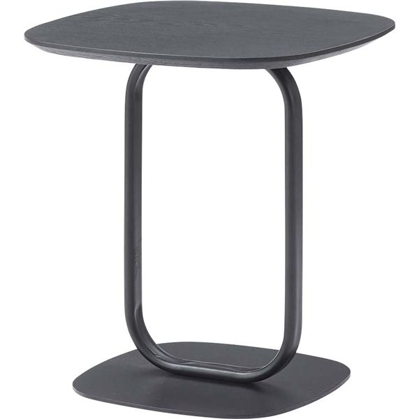 サイドテーブル ブラック （約W40×D40×H45cm） 組立式