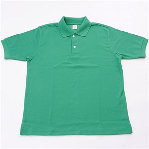 ドライメッシュアクティブ半袖ポロシャツ グリーン L (代引不可)