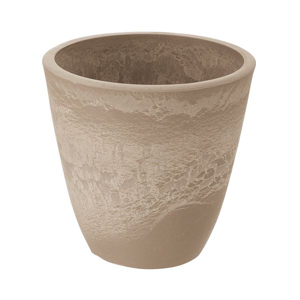 リッチェル ボタニー プレーンポット 12型 ベージュ 1箱（20個）【送料無料】 (代引不可)