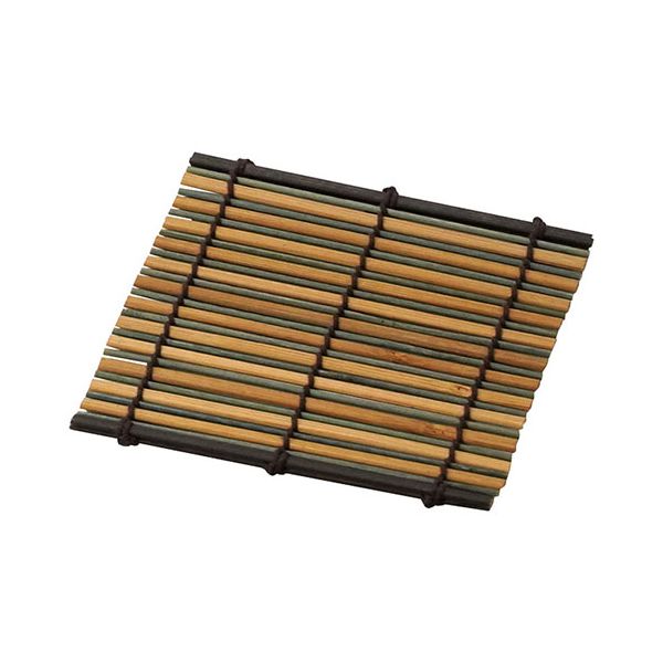 ヤマコー 用美 業務用 京竹すだれ 彩コースター(いぶし/グレー) yamaco12490