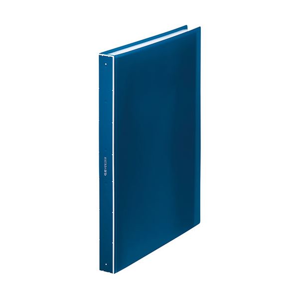 (まとめ) KING JIM(キングジム) クリアーファイル ヒクタス(透明) アオ KJ-7281-3T-BL 【×3セット】 (..