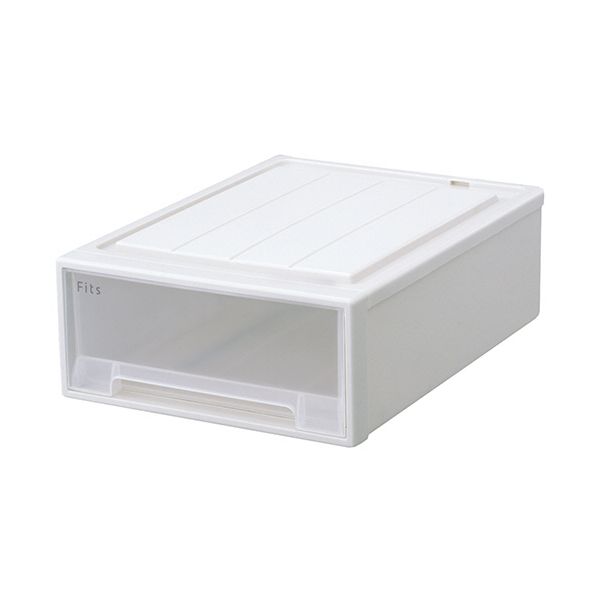 天馬 Fitsフィッツケース 53-39S ホワイトクリア 1個